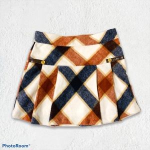 NWT JANIE and JACK Pleated Plaid Skirt Size 5